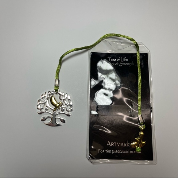 Artmarks By Cynthia GaleTree Of Life Symbol Of Strength Metal Charm Bookmark NWT - Picture 3 of 10